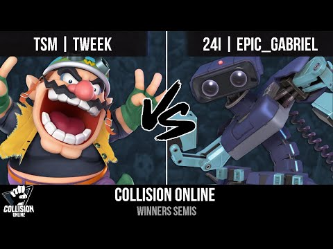 Collision Online - TSM  Tweek (Wario) Vs. 24i  Epic_Gabriel (ROB) - Winners Semis - Smash Ultimate