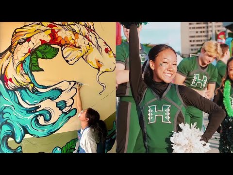 ‘You don’t have to limit yourself’: UH cheerleader mixes passion for sports and art