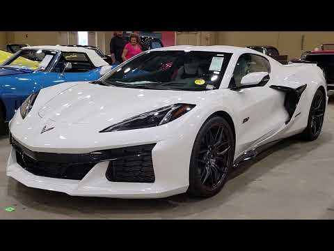 Pearl White 2023 Corvette Z06 70th Anniversary Coupe Stealth Package 5.5L 670hp Sold $231,000
