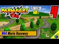Mario Kart 64 FLOWER CUP 50cc 4 N64 Mario Raceway 5 7 25 1st