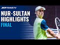 Adrian Mannarino vs John Millman | Nur-Sultan 2020 Final Highlights