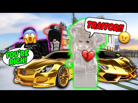 💔 MY SOULMATE BETRAYED ME BUT MADE ME A MILLIONAIRE 👑 #roblox #robloxstory