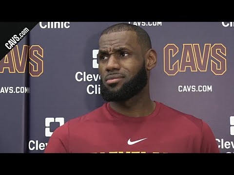LeBron James On Jordan Bell's Self Alley-oop Off The Backboard, Ben Simmons & More | 10/24/17