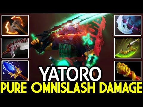 YATORO [Juggernaut] Pure Omnislash Damage Crazy 34 Kills Dota 2