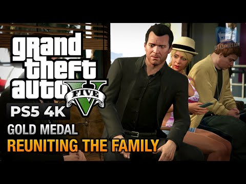 GTA 5 PS5 - Mission #61 - Reuniting the Family [Gold Medal Guide - 4K 60fps]