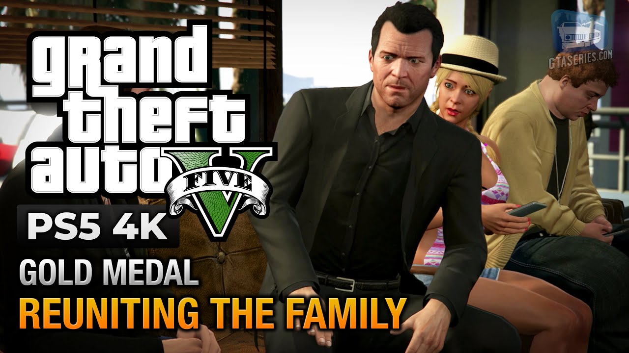 GTA 5 PS5 - Mission #61 - Reuniting the Family [Gold Medal Guide - 4K 60fps]