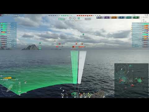 World Of Warships - Mogami 192k damage in T10 MM - 3.2k base xp