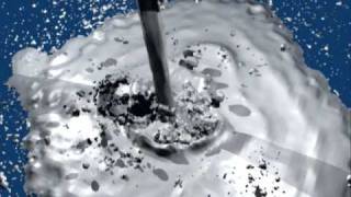 Blender 3D Liquid simulation: Don't spill your milk!
