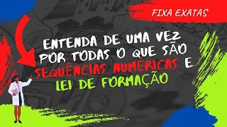 Sequências numéricas e lei de formação