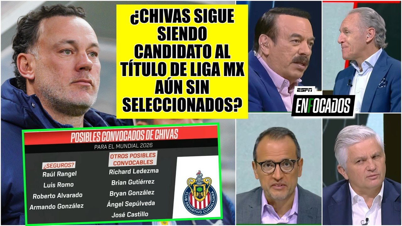 LAS CHIVAS se verán muy DEBILITADAS SIN SELECCIONADOS. Estará en riesgo vs CRUZ AZUL | Enfocados