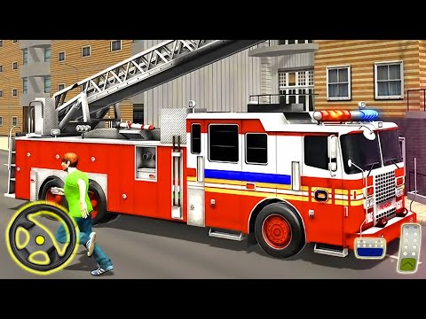 Firefighter Simulator 2019 - City Fire Trucks Driving Game | Android Gameplay