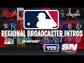 All MLB Regional Broadcaster Intros 2021