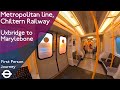 London Underground First Person Journey Uxbridge To Marylebone Via Harrow On The Hill