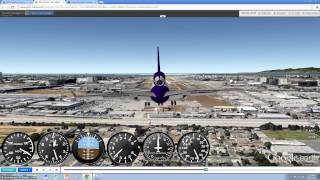 How to land in GEFS-Online (Google Earth Flight Simulator)