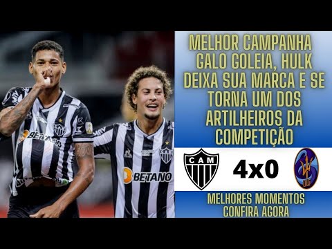 Atlético MG 4 x 0 Deportivo La Guaira   Melhores Momentos   Libertadores