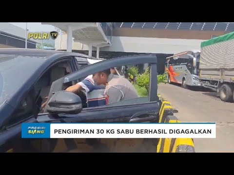 POLDA BANTEN GAGALKAN PENGIRIMAN 30 KG SABU DARI RIAU