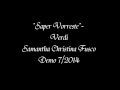 Samantha Christina Fusco- Saper Vorreste- Verdi ...