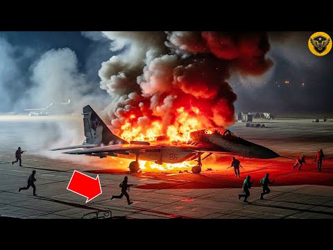 Ukraine FOLLOWED the MiG 29 to Landing — Then FLATTENED the Airfield
