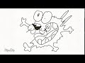 Courage The Cowardly Dog Screaming Animation 3