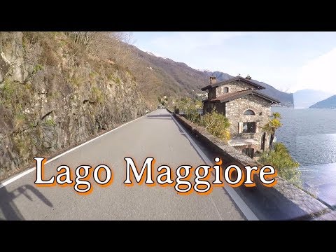 Fahrt mit dem Reisebus entlang am Lago Maggiore von Stresa über Baveno, Verbania