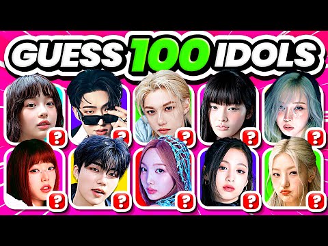 [UPDATED] GUESS 100 KPOP IDOLS in 3 SECONDS ⏰🔥 Guess the Kpop idol - KPOP QUIZ 2024