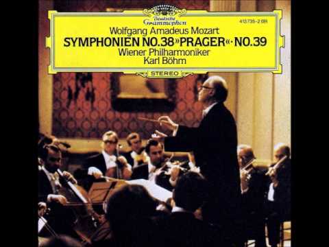 Mozart: Symphony no. 38 "Prague" - I. Adagio. Allegro (Karl Böhm & Wiener Philharmoniker)
