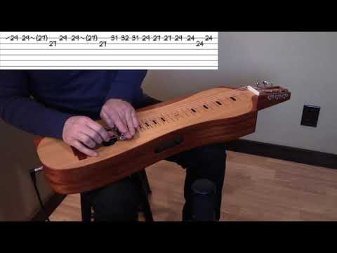 Shine on you crazy diamond part 6 lapsteel guitar lesson with tab
