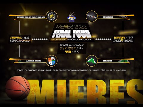 Partido Baloncesto por el 3º y 4º puesto Final Four 2ª Autonómica Masculino Asturias