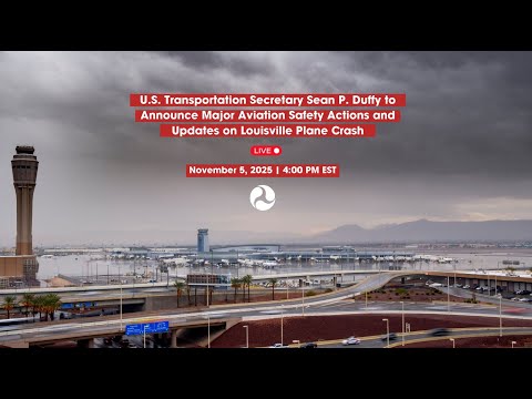 Secretary Duffy to Announce Major Aviation Safety Actions and Updates on Louisville Plane Crash