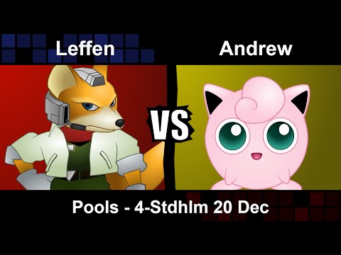 Leffen (Fox) vs Andrew (Jiggly) - Pools 4-Stdhlm 20 Dec