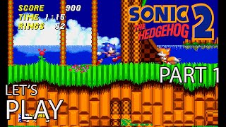Let's Play | Sonic the Hedgehog 2, 1992 (Mega Drive / Genesis, Genesis Plus GX) [Part 1]