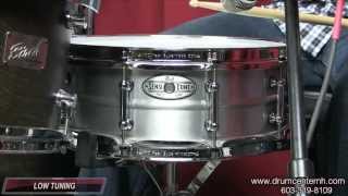 Video thumbnail for Pearl Beaded Seamless Aluminum SesniTone Snare Drum 5x14 by Drum Center of Portsmouth