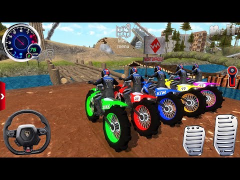 Motor Dirt Bikes driving Extreme Off-Road #1 - Offroad Outlaws motor bike Game Android ios Gameplay