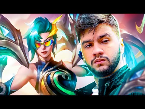 JOGUEI COM A SKIN NOVA DA KAI'SA DRAGOA DA LAGUNA! #LeagueOfLegends