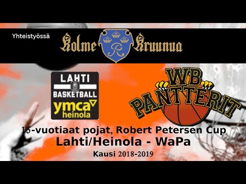 Robert Petersen Cup Lahti Basketball juniorit / YMCA Heinola - WB-Pantterit