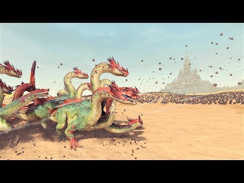 10 Hydras vs 5000 Slingers Warhammer 2 Total War