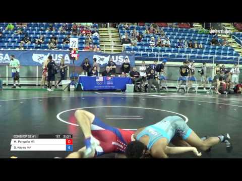 Junior GR 160 Consi of 32 #1 - Marco Pangallo (NC) vs. Davonn Keyes (WA)
