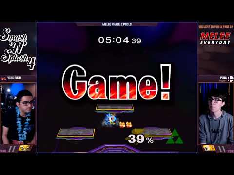 Smash'N'Splash 4 PHASE 2 POOLS - VGBC | Rishi (Fox) vs Pizza (Zelda)