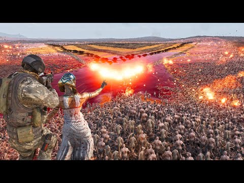 Special Delta Force vs 4,000,000 million Zombies !! ultimate Epic Battle Simulator 2 - UEBS 2
