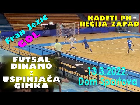 FUTSAL DINAMO vs MNK USPINJAČA-GIMKA [U17] - Fran Ježić Gol!