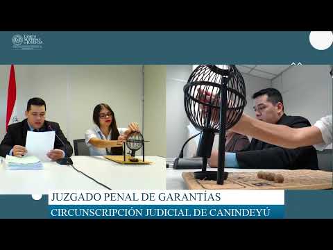 30/04/2026 -  Sorteo de Expediente del Juzgado de Garantías Nº 3 de Saltos del Guairá