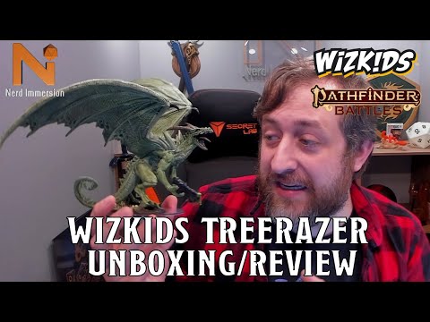 Treerazer Mini Unboxing/Review (WizKids Pathfinder Battles) | Nerd Immersion
