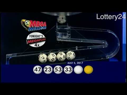 2017 05 05 Mega Millions Numbers and draw results