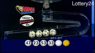 2017 05 05 Mega Millions Numbers and draw results