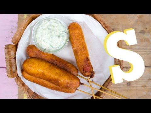 Spicy Corn Dogs Recipe | Sorted Food