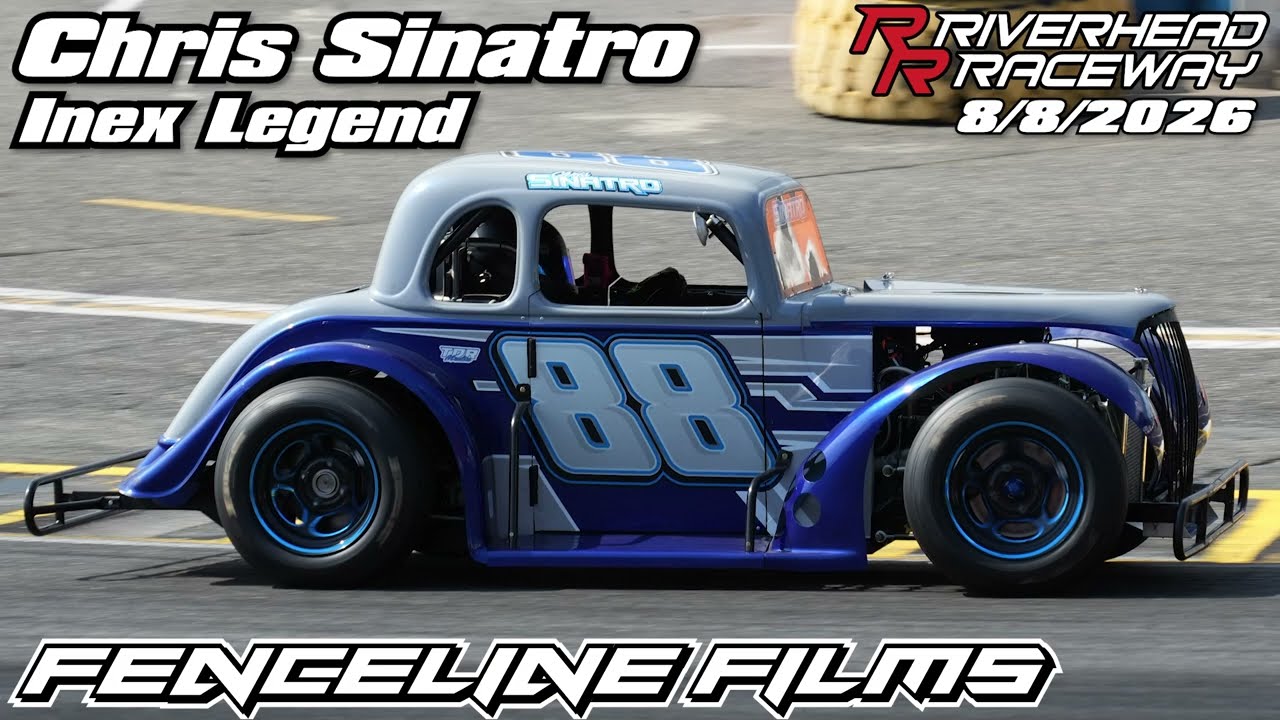 Chris Sinatro Inex Legend at Riverhead Raceway