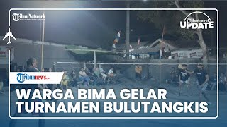 Sambut HUT ke-77 RI, Masyarakat Kota Bima Gelar Turnamen Bulutangkis Tradisional