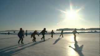 preview picture of video 'Finland Ice Marathon 2013'
