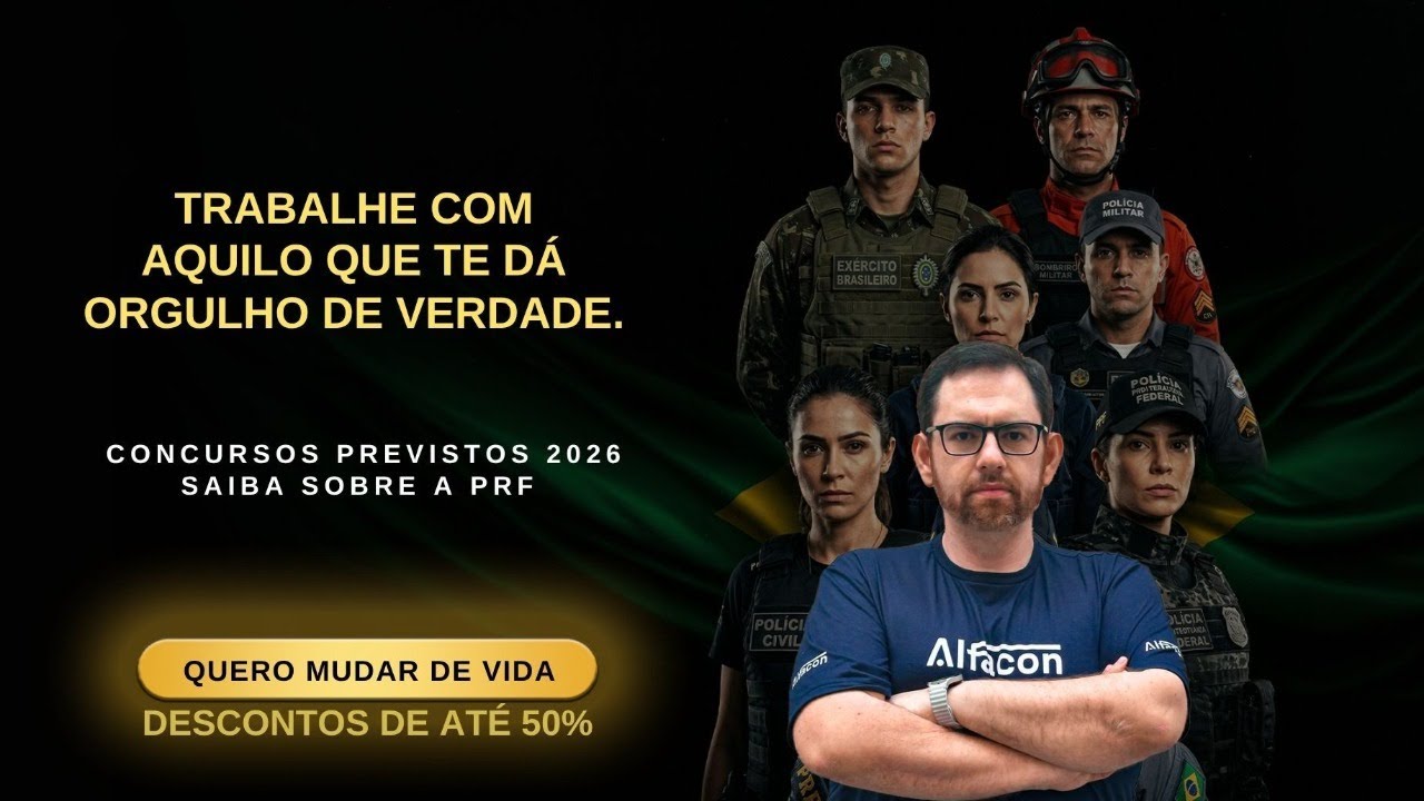 Concursos Previstos 2026: Tudo sobre a PRF Agente Administrativo com Professor André Adriano