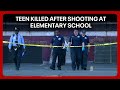 2 Teens Shot 1 Killed At Philly Elementary School